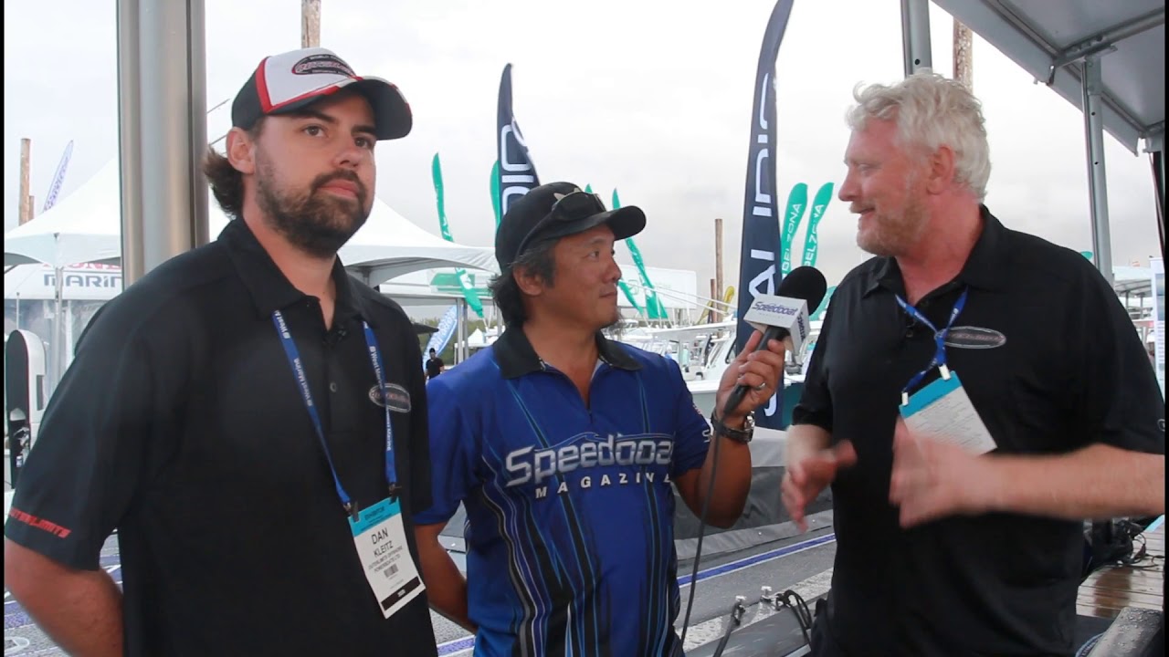 2020 MIAMI BOAT SHOW: Dan Kleitz of Outerlimits and Steve Curtis of ...